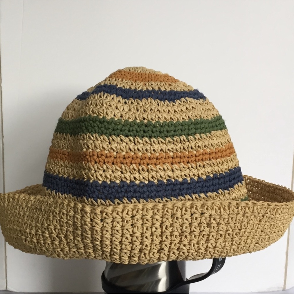 Daniele Meucci Italian Made Straw Hat. OS. - Picture 2 of 8